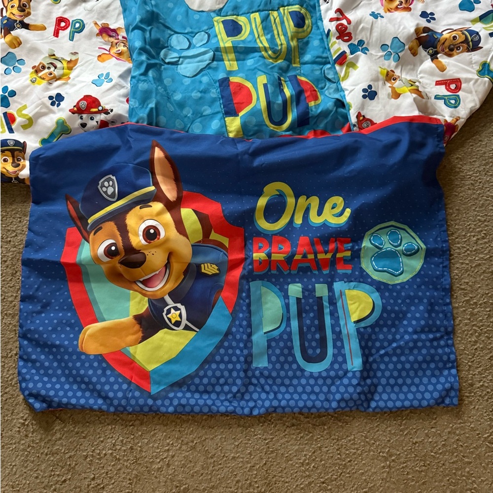 Blue Paw Patrol Toddler Bed set